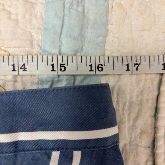 Marine Layer Womens Blue White Striped Button Front Tess Pencil Skirt Size 8 - Picture 8 of 10